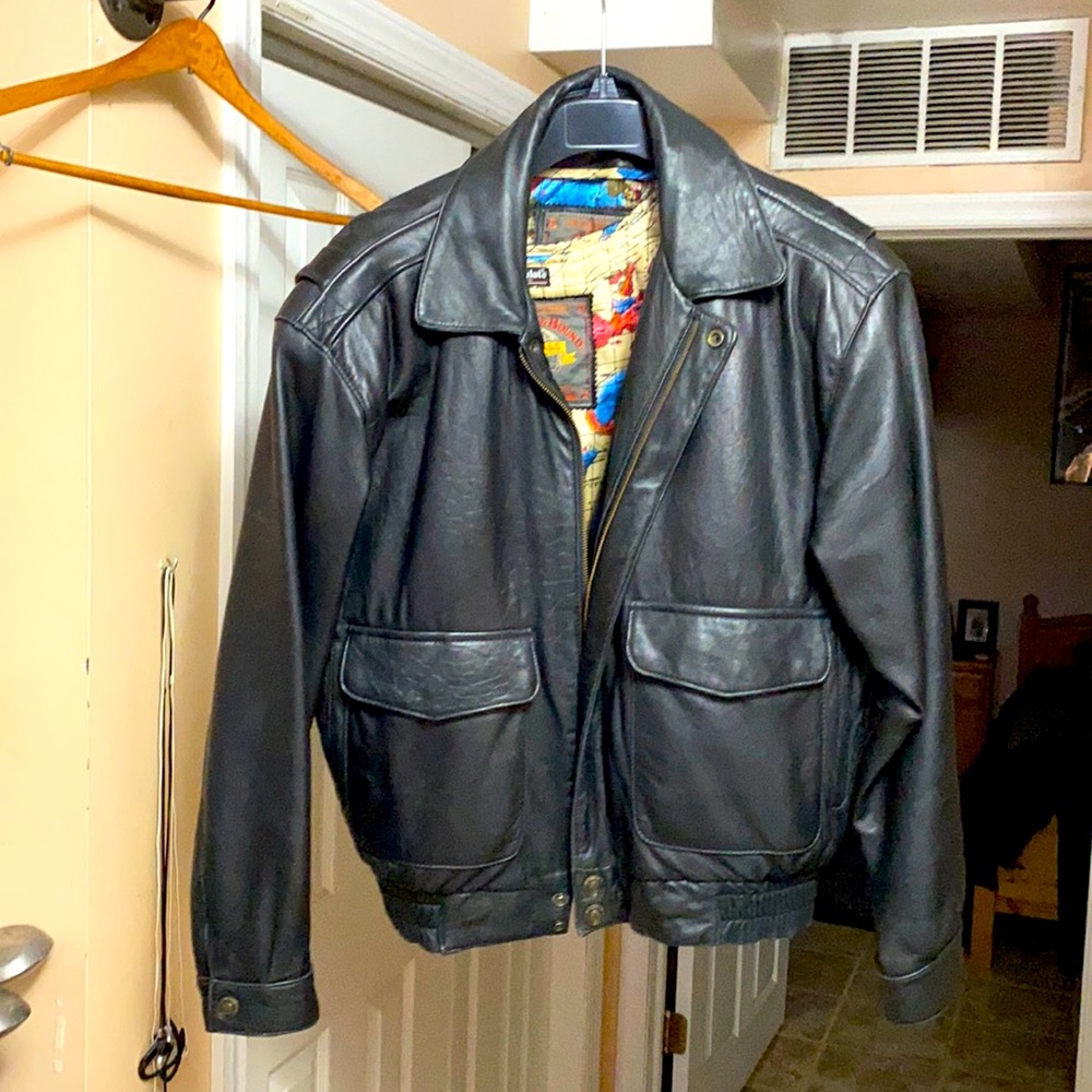 Adventure bound real leather jacket